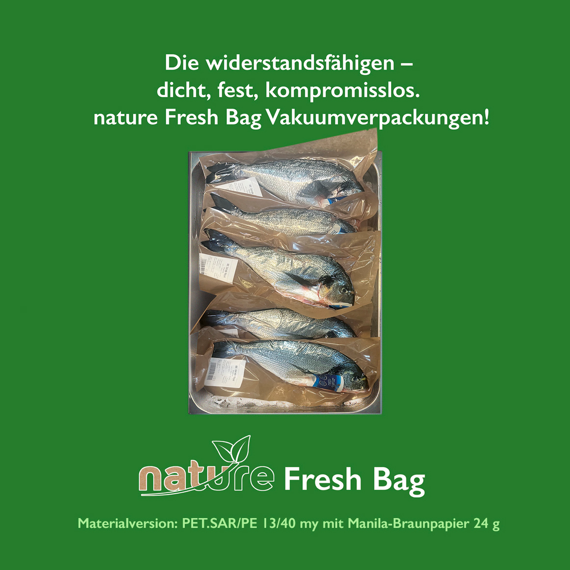 für frischen Fisch.